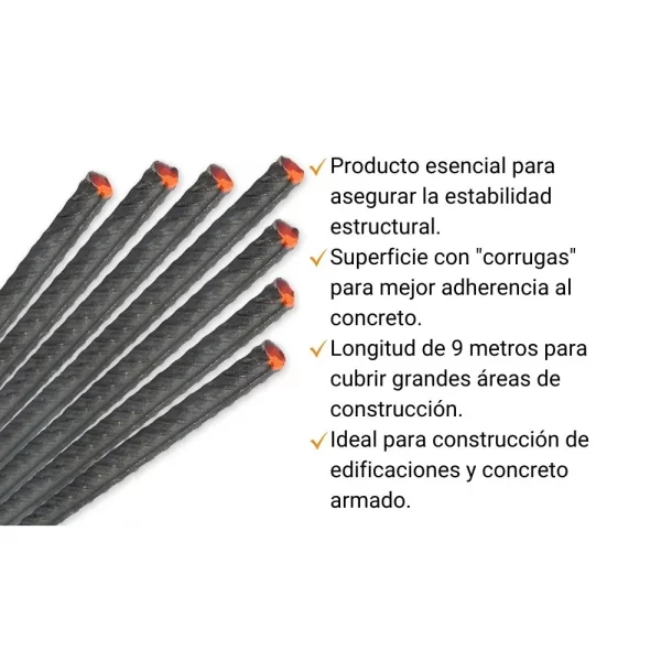 Barra de construcción Aceros Arequipa 5/8