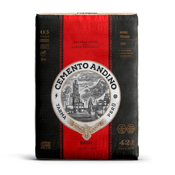 Cemento Andino portland tipo I 42.5KG